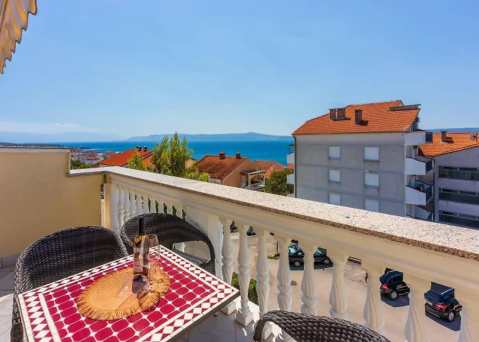 Besonderes Studio-apartment Nur 800 Meter Zum Mit Meerblick, Parkplatz, Grill